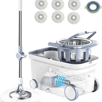 Spin Mop Bucket Cleaning System Set