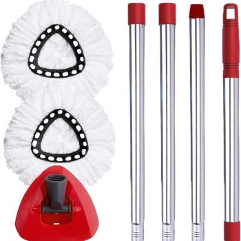 Spin Mop Replacement Head & Handle Kit