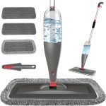 Spray Floor Mop with Refillable Bottle
