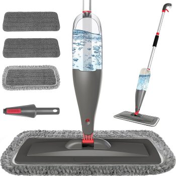 Spray Floor Mop with Refillable Bottle