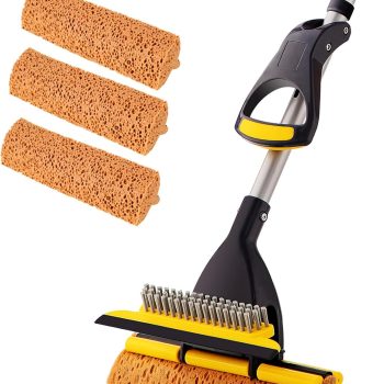Multi-Use Sponge Mop with Squeegee