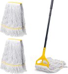 Industrial Cotton Mop with Extra Replacement Heads