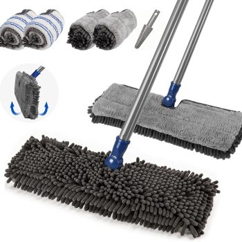 16" Double-Sided Microfiber Flat Mop